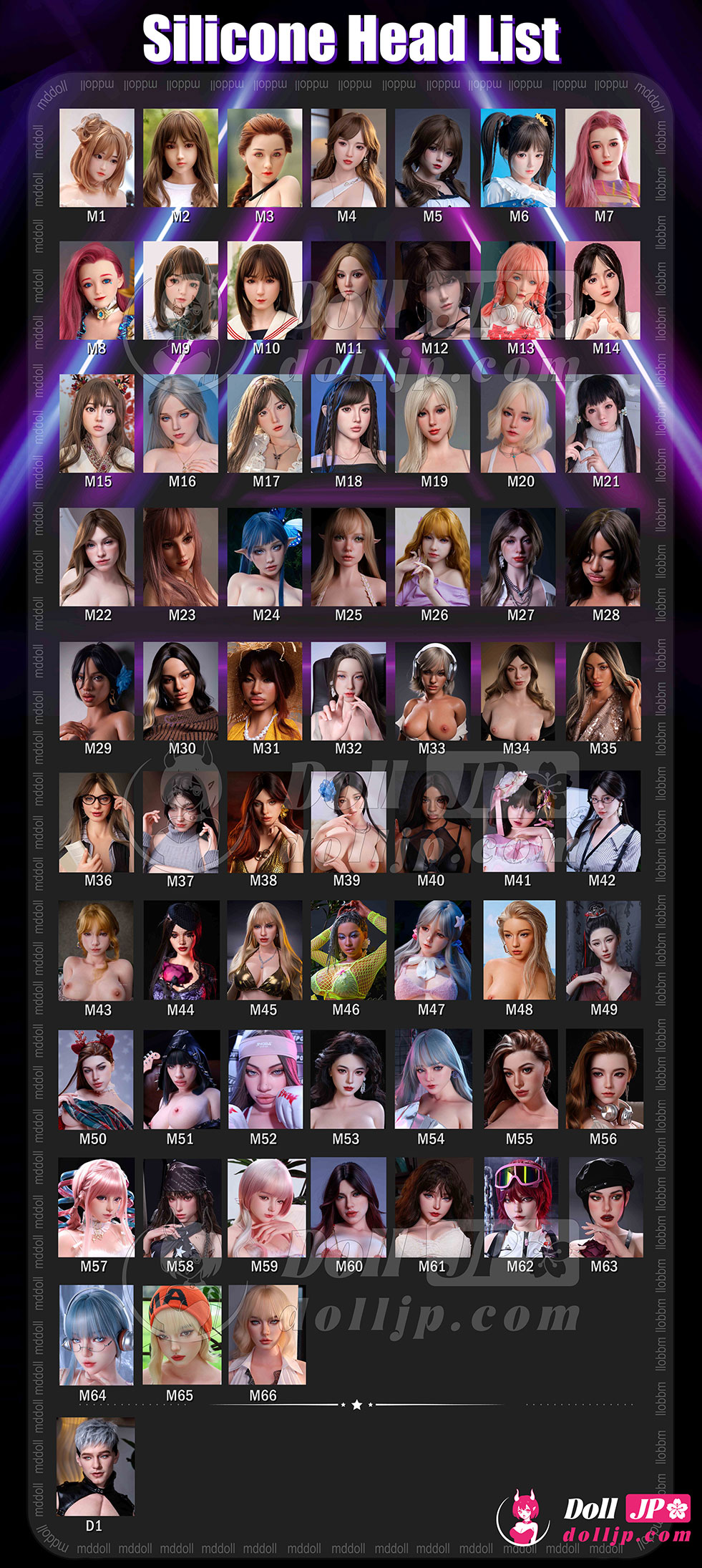 MDDoll-Head List-jp