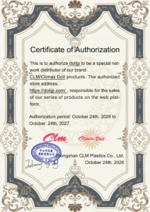 Climax Doll DollJP authorization certificate