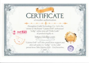 Galatea Doll DollJP authorization certificate
