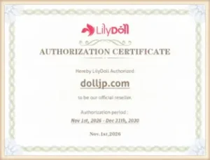 Lily Doll DollJP authorization certificate