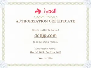 Lily Doll DollJP authorization certificate